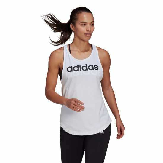 Adidas Дамски Потник Essentials Big Logo Tank Top Womens White/Black Дамски потници