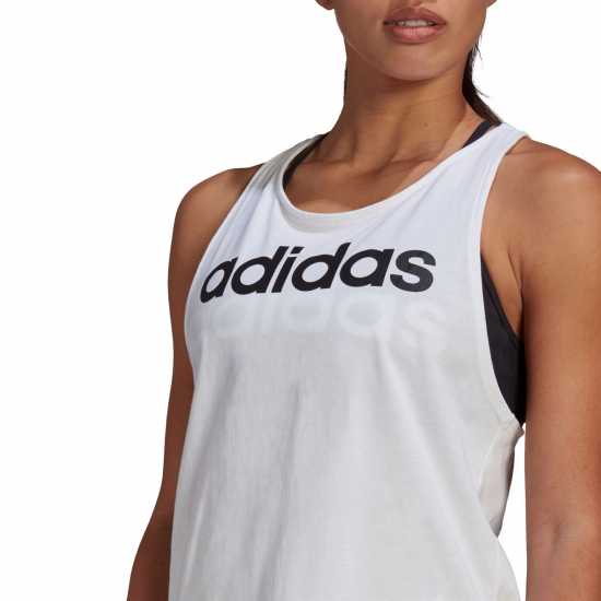 Adidas Дамски Потник Essentials Big Logo Tank Top Womens White/Black - Дамски потници