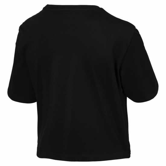 Puma Дамска Тениска Essential Crop T Shirt Ladies  Дамско облекло плюс размер