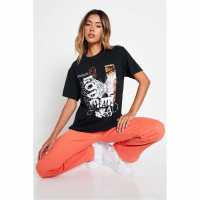 Peace Before Anything Graphic Oversized T-Shirt