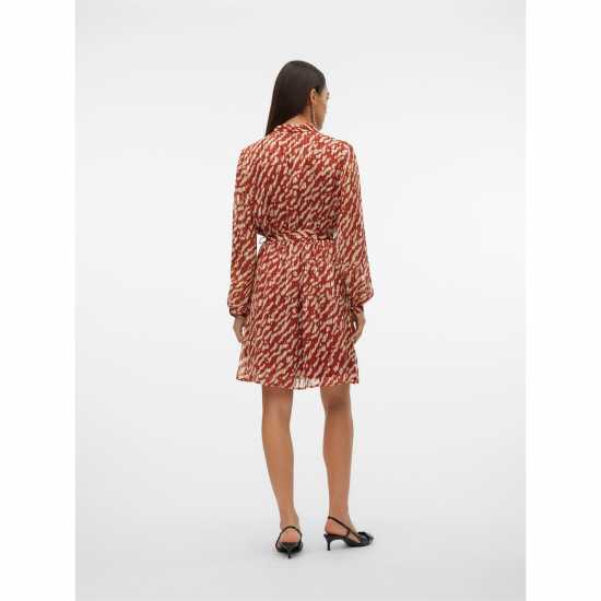 Vero Moda Women's Patterned Wrap Dress  