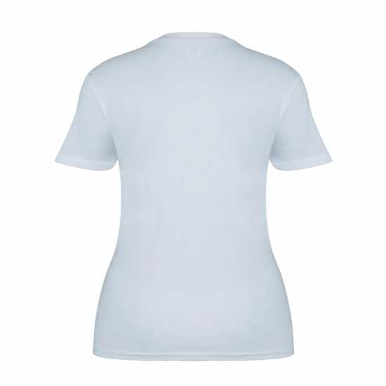 Lee Cooper Дамска Тениска Diamond T Shirt Ladies White - Дамски тениски и фланелки