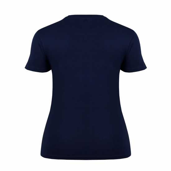Lee Cooper Дамска Тениска Cooper Diamond T Shirt Ladies Морска синьо Дамски тениски и фланелки
