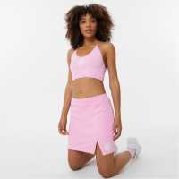 Slazenger Sofia Richie Halter Crop Top Розово Дамски тениски с яка