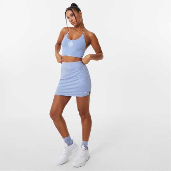 Slazenger Sofia Richie Halter Crop Top Синьо 