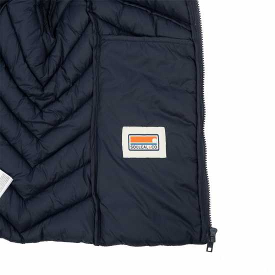 Soulcal Bubble Hood Ladies Морско синьо черно Soulcal Bubble Hood Ladies Морско синьо черно