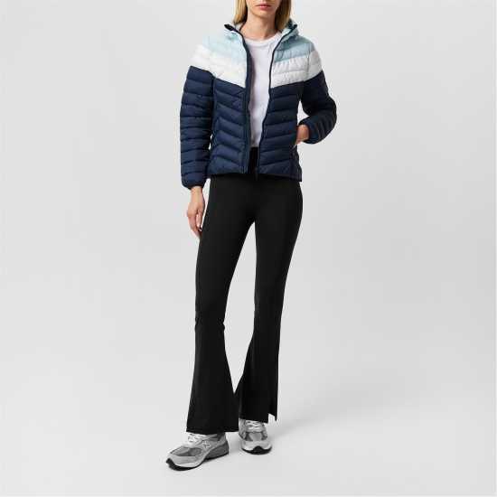 Soulcal Bubble Hood Ladies Морско синьо черно Soulcal Bubble Hood Ladies Морско синьо черно