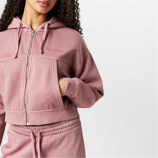 Дамски суичъри и блузи с качулки Firetrap Wash Z Crop Ld54 Firetrap Wash Z Crop Ld54 Дамски суичъри и блузи с качулки