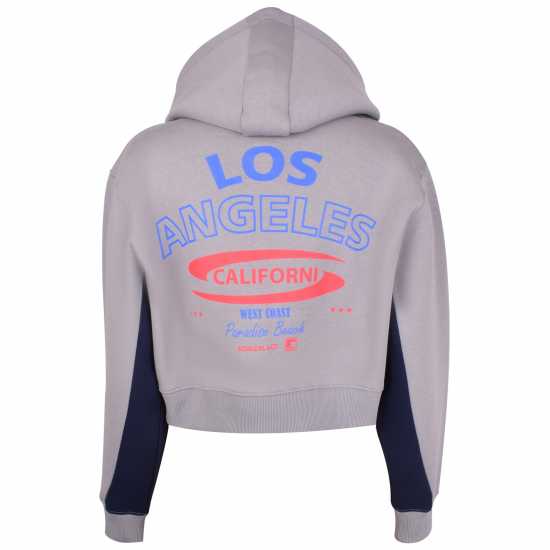 Soulcal Crop Zip Hd Ld53  Дамски суичъри и блузи с качулки