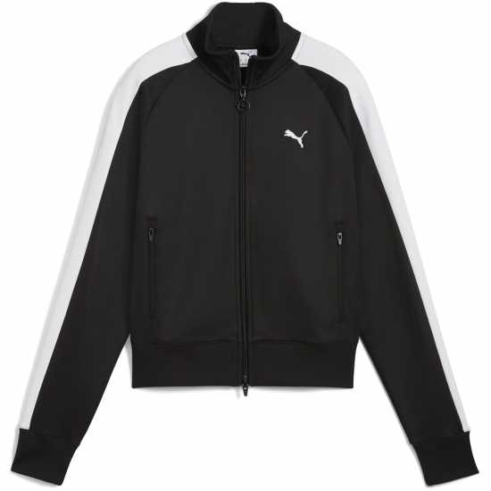 Puma Спортно Горнище Womens T7 Track Jacket Черно/Бяло Puma Спортно Горнище Womens T7 Track Jacket Черно/Бяло