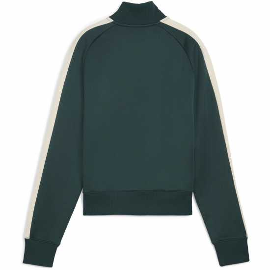 Puma Спортно Горнище Womens T7 Track Jacket Зелена Терен Puma Спортно Горнище Womens T7 Track Jacket Зелена Терен