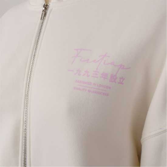 Firetrap Cropped Zip Hoodie  