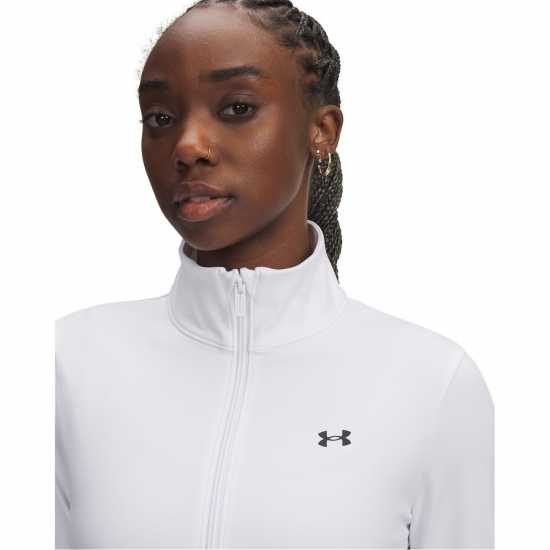 Under Armour Women's Moisture-Wicking Weather Resistant Performance Training Jacket White 
