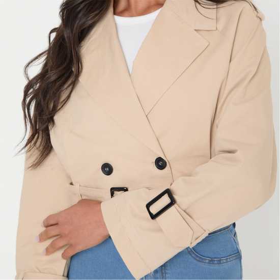 Дамски якета и палта I Saw It First Belted Crop Trench I Saw It First Belted Crop Trench Дамски якета и палта