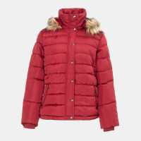 Подплатено Дамско Яке I Saw It First Padded Jacket Ladies Burgundy Дамски якета и палта