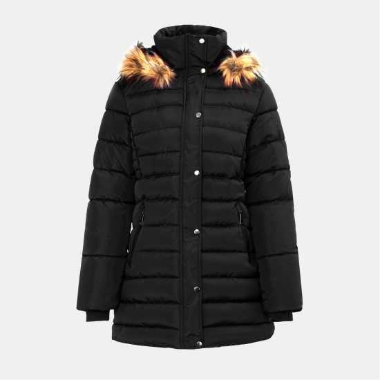 Подплатено Дамско Яке I Saw It First Padded Jacket Ladies Black Дамски якета и палта
