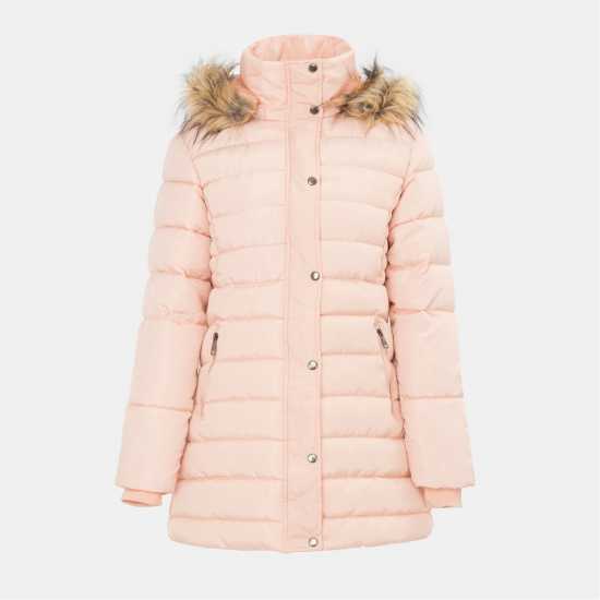 Подплатено Дамско Яке I Saw It First Padded Jacket Ladies Pink Дамски якета и палта