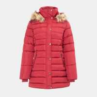 Подплатено Дамско Яке I Saw It First Padded Jacket Ladies Burgundy Дамски якета и палта