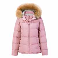 Soulcal Deluxe Winter Warmth Jacket For Ladies Pink Дамски грейки