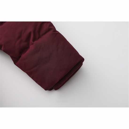 Soulcal Дамско Яке 2 Zip Bubble Jacket Womens Бордово Soulcal Дамско Яке 2 Zip Bubble Jacket Womens Бордово