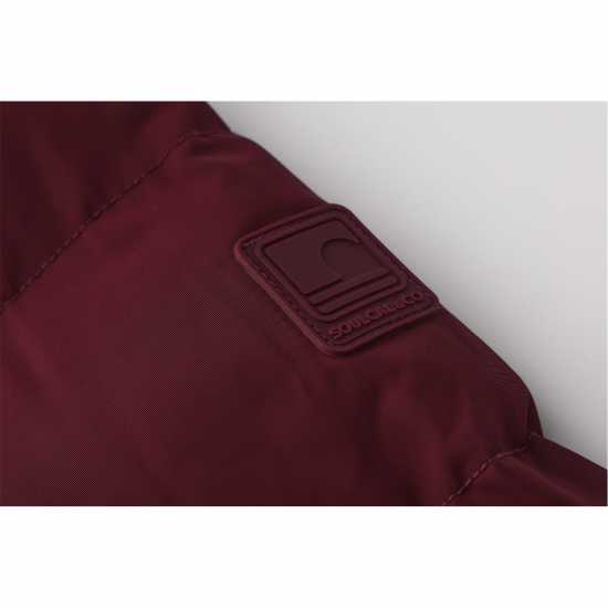 Soulcal Дамско Яке 2 Zip Bubble Jacket Womens Бордово Soulcal Дамско Яке 2 Zip Bubble Jacket Womens Бордово