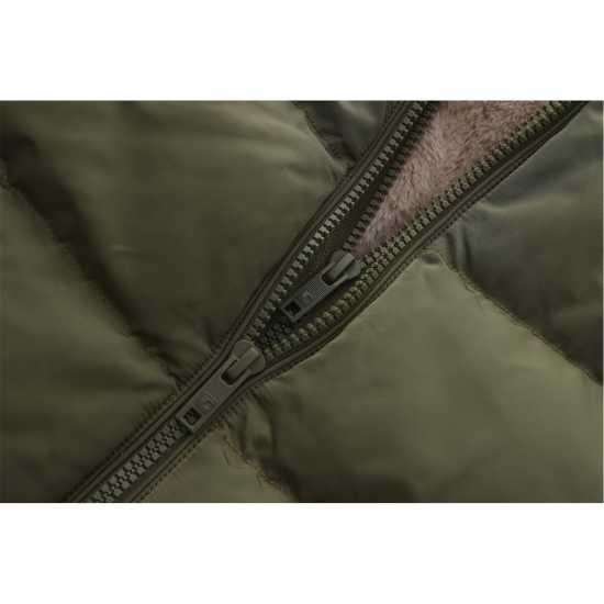 Soulcal Дамско Яке 2 Zip Bubble Jacket Womens Хаки 