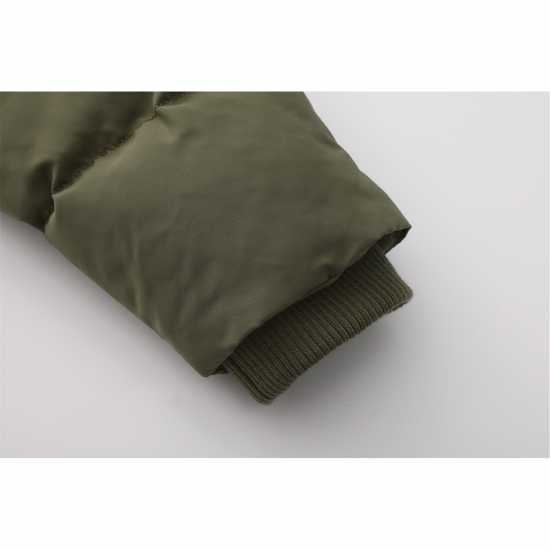 Soulcal Дамско Яке 2 Zip Bubble Jacket Womens Хаки 