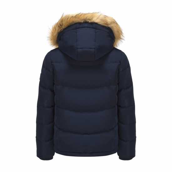 Дамски якета и палта Soulcal Дамско Яке 2 Zip Bubble Jacket Womens Navy Soulcal Дамско Яке 2 Zip Bubble Jacket Womens Navy Дамски якета и палта