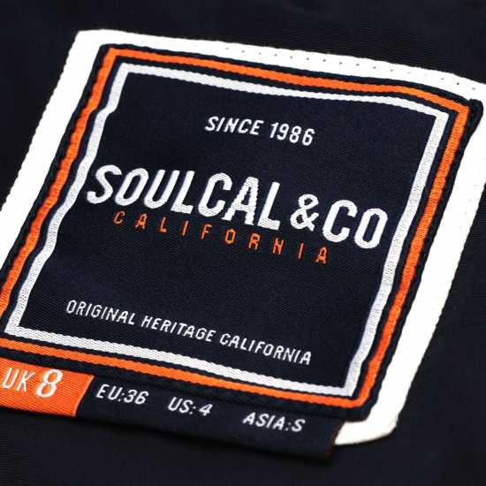 Дамски якета и палта Soulcal Дамско Яке 2 Zip Bubble Jacket Womens Морска синьо Soulcal Дамско Яке 2 Zip Bubble Jacket Womens Морска синьо Дамски якета и палта