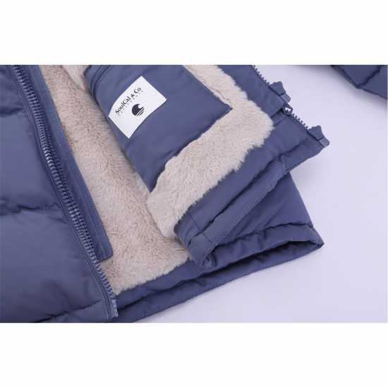 Soulcal Deluxe Winter Warmth Jacket For Ladies Blue Дамски грейки
