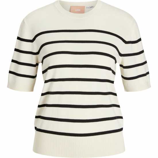 Jjxx Layla Short Sleeve Knit Top Ванилово леде Дамски пуловери и жилетки
