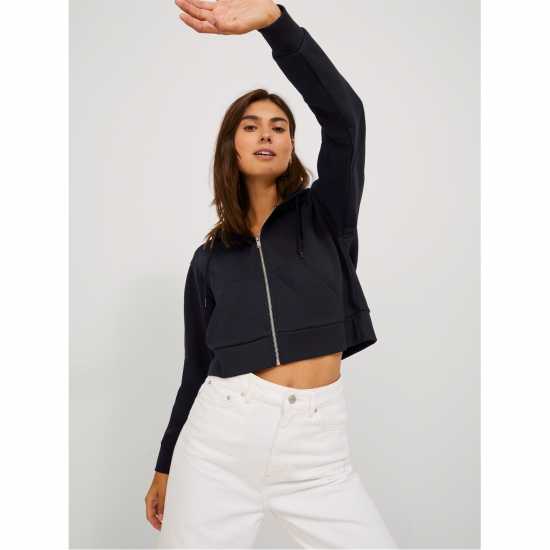 Jjxx Abbie Long Sleeve Zip Cropped Hoodie  Дамски суичъри и блузи с качулки