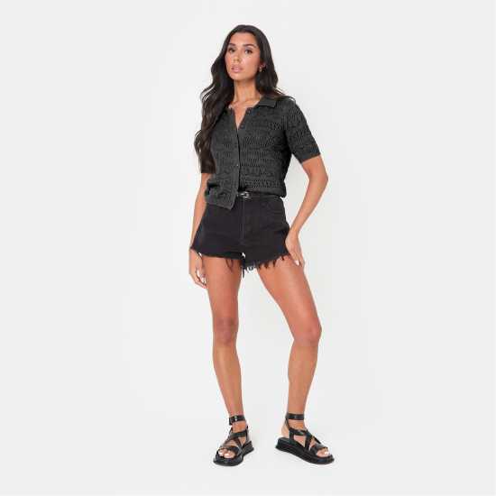 I Saw It First Boho Crochet Lace Top  Дамски пуловери и жилетки