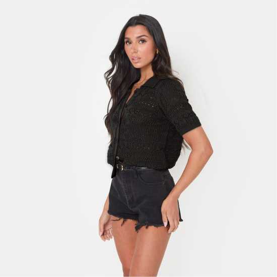 I Saw It First Boho Crochet Lace Top  Дамски пуловери и жилетки