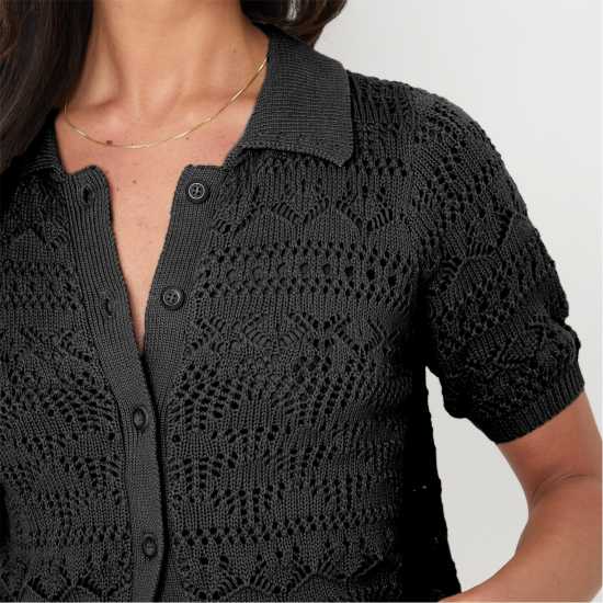 I Saw It First Boho Crochet Lace Top  Дамски пуловери и жилетки