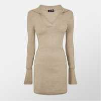 Knitted Mini Dress Womens  