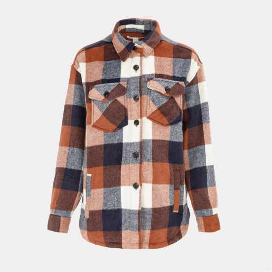 Miso Wool Shirt Ladies Кафяво 