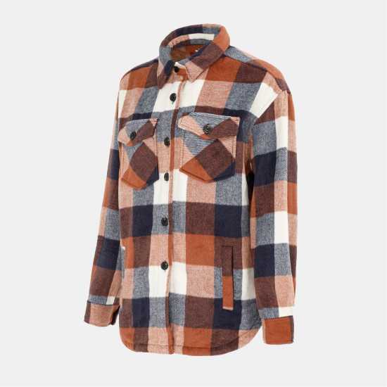 Miso Wool Shirt Ladies Кафяво 