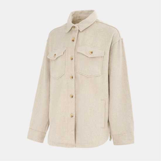 Miso Wool Shirt Ladies Light Beige 