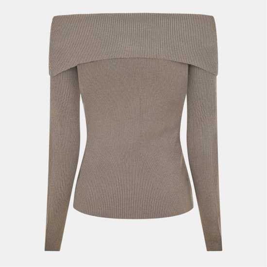 Noisy May Knitted Off Shoulder Top  