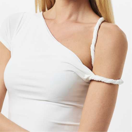 Missy Empire Twist Strap Super Soft Top Womens  Дамски тениски и фланелки