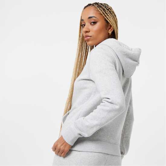 Jack Wills Pheasant Logo Zip Hoodie Grey Marl Дамски суичъри и блузи с качулки