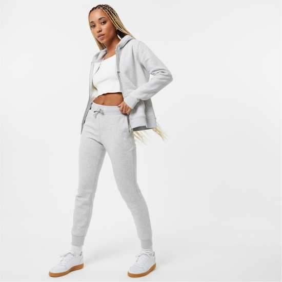 Jack Wills Pheasant Logo Zip Hoodie Сив марл Дамски суичъри и блузи с качулки