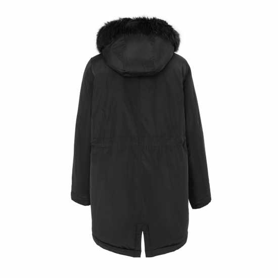 Дамски якета и палта Miso Дамско Яке Parka Ladies Jacket Black Miso Дамско Яке Parka Ladies Jacket Black Дамски якета и палта