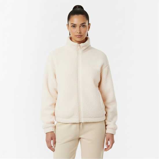Usa Pro Women's Polar Full Zip Long Sleeve Funnel Neck Fleece  