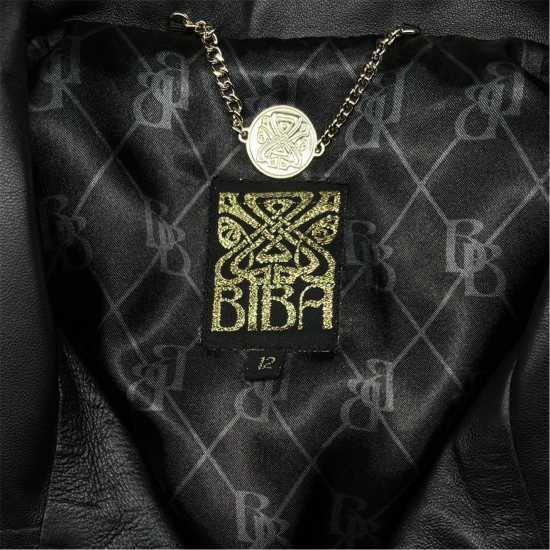 Biba Кожено Яке Women's Genuine Sheepskin Biker 4 Pocket Leather Jacket  