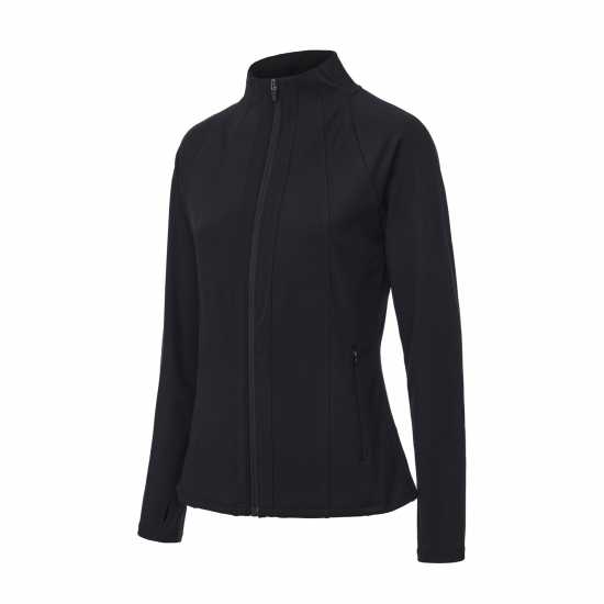 La Gear Дамско Яке Essential Full-Zip Jacket Womens Black La Gear Дамско Яке Essential Full-Zip Jacket Womens Black