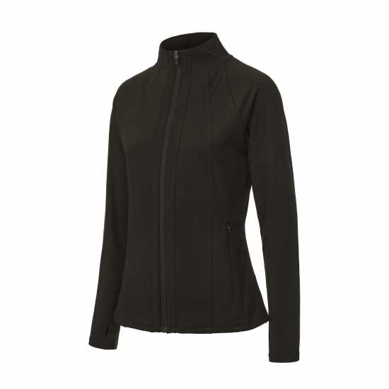 LA Gear LA Gear Essential Full-Zip Jacket Womens Brown LA Gear LA Gear Essential Full-Zip Jacket Womens Brown