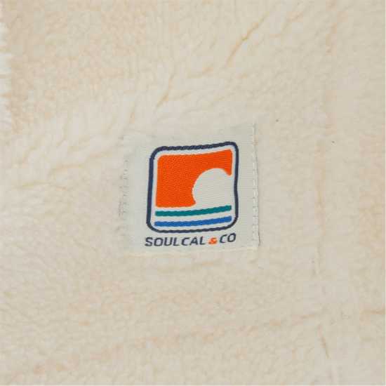 Soulcal Дамско Яке Cal Sherpa Jacket Ladies White 
