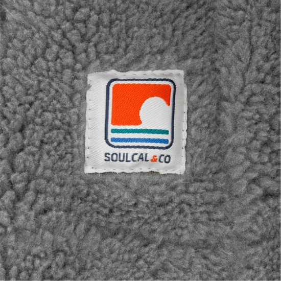 Soulcal Дамско Яке Cal Sherpa Jacket Ladies Grey 